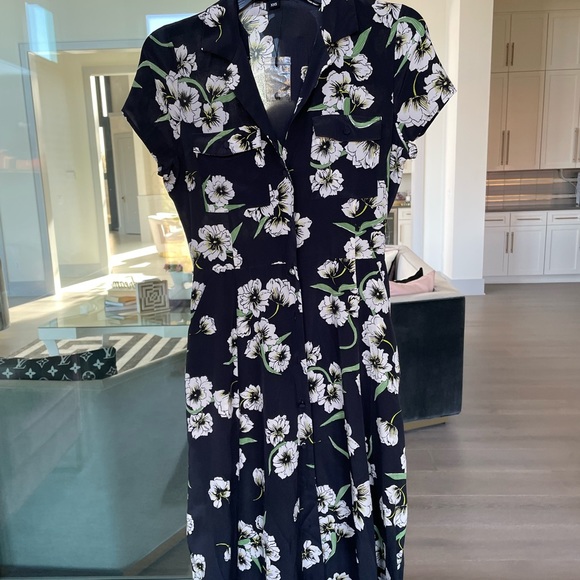 NWT Anthropologie Tara silk maxi dress XS - Picture 3 of 5